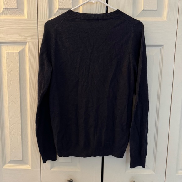 J. Crew Women's Knit Cat Sweater Wool Blend, Navy, Size M - Picture 3 of 9